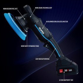 RUPES Bigfoot RUHLR21 iBrid Polisher Basic Kit
