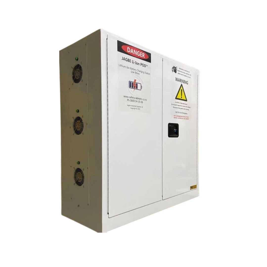  Lithium-ion Battery Charging and Storage cabinet All wiring complies with AS/NZS 3000-2018 wiring codes & comes with an Electrical Cert & Tagged.