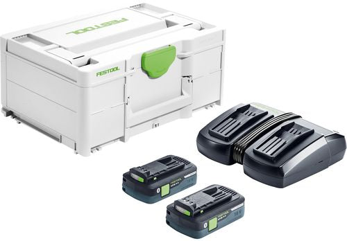 FESTOOL ENERGY SET SYS 18V 2x8.0/SCA16