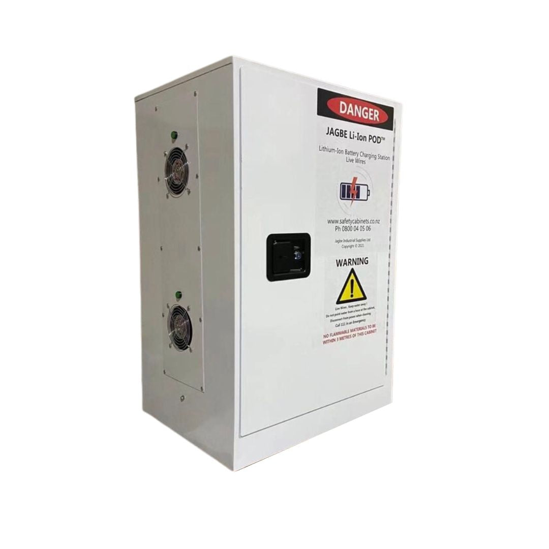  Lithium-ion Battery Charging and Storage cabinet All wiring complies with AS/NZS 3000-2018 wiring codes & comes with an Electrical Cert & Tagged.