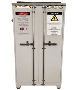 Lithium-on battery storage and charging cabinet
