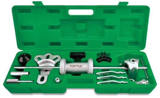 TOPTUL Slide Hammer & Hub Puller Set 13pc