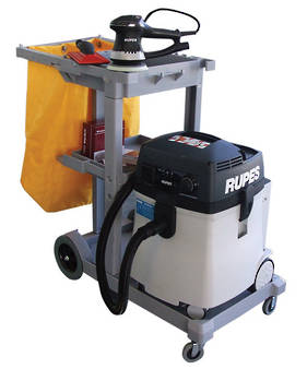 RUPES New Generation Dustless Sander Vacuum Trolley Combo RUS145EL COMBO 9